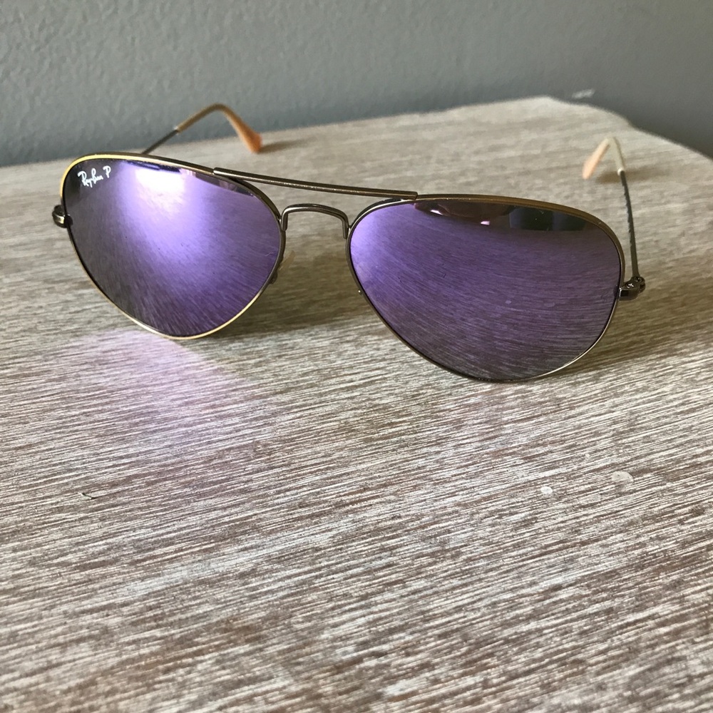 Ray-Ban violet sunglasses